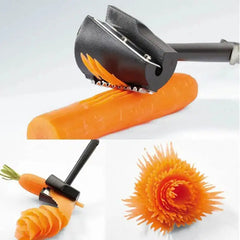 Spiral Funnel Flower Cutter and Vegetable Slicer Tool