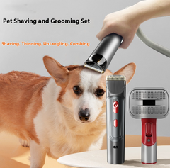 Pet Grooming Comb & Shaver Set