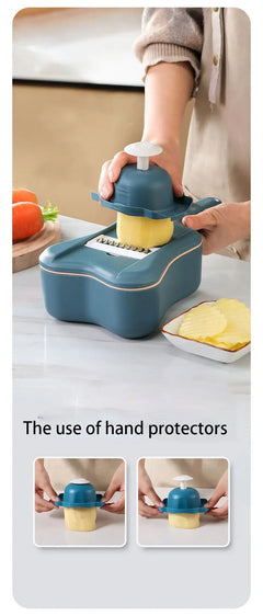 1pc Multifunctional Mandoline Slicer & Vegetable Cutter