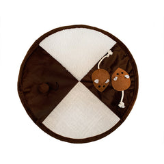 Cat Scratching Mat with Catnip Toy and Sisal Fiber