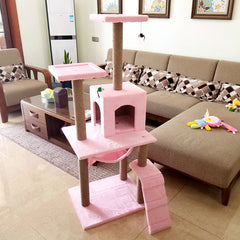 Cat Tree with Scratching Board and Climbing Frame