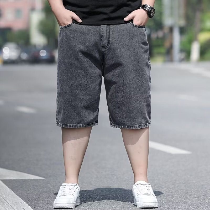 Men's Loose Straight Oversized Jeans and Trendy Shorts