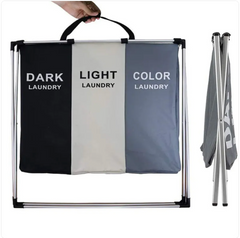 Aluminum Frame Large Laundry Hamper