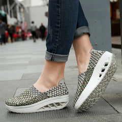 Casual Breathable Canvas Sports Shoes for Women