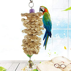 Parrot Supplies Bird Toys with Cuttlefish Bone and Wood