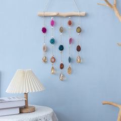 Agate Wind Chime Garden Craft Outdoor Window Decor