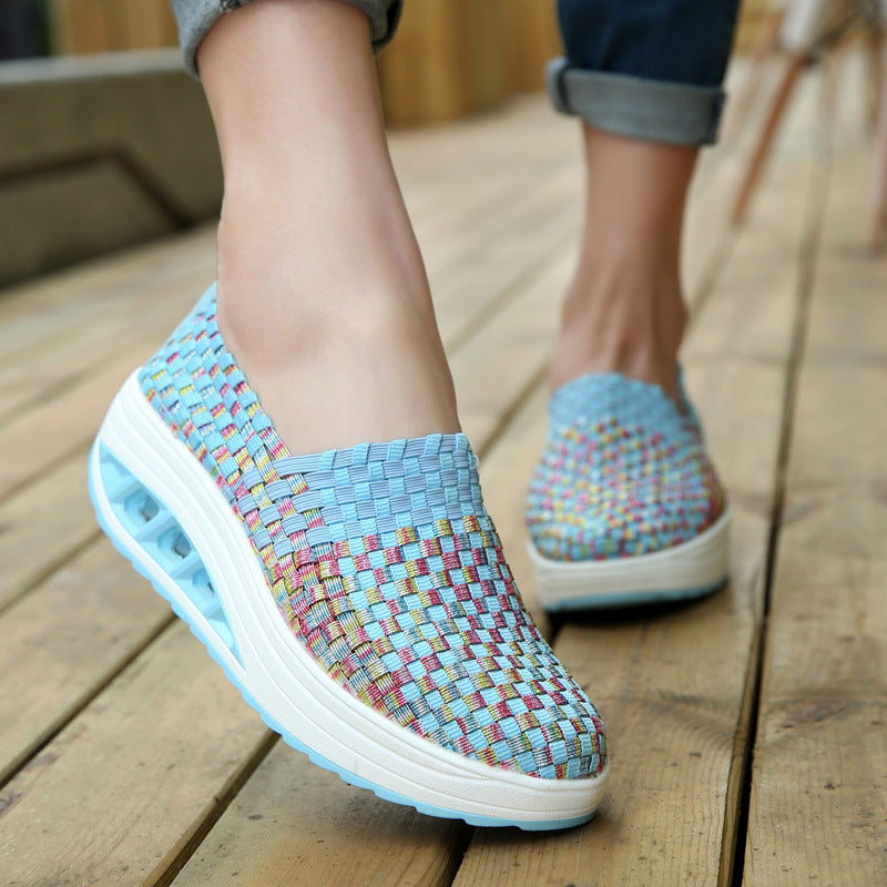 Casual Breathable Canvas Sports Shoes for Women