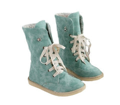 Customizable Flat Round Toe Boots for Women Size 30-52